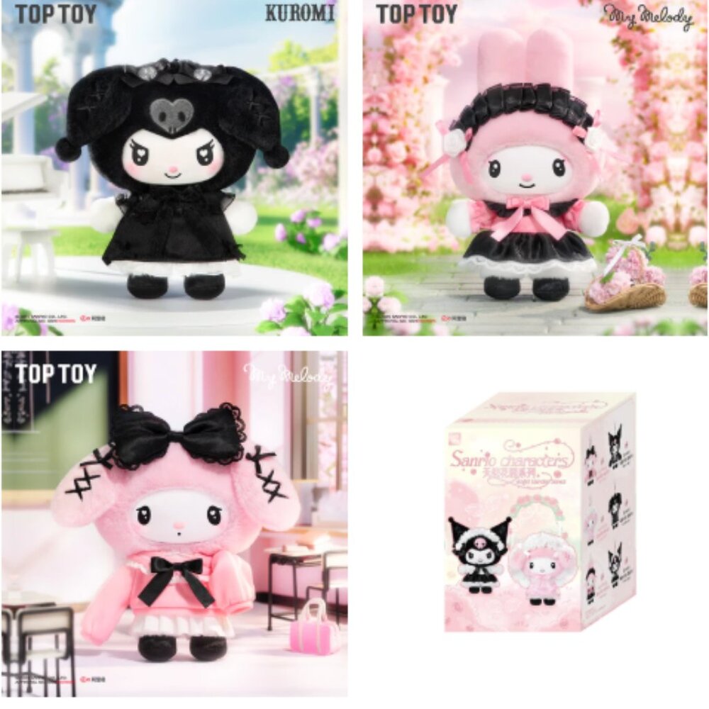 TOP TOY Sanrio Angel Garden Blind Box Plush Keychain Sealed